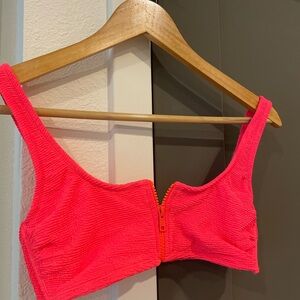 Xhilaration Coral Textured Bikini